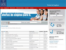 Tablet Screenshot of busquedalaboral.ucel.edu.ar